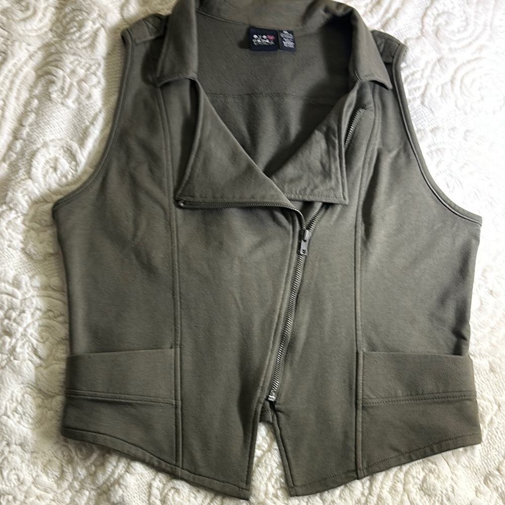 Eye Candy Olive Green Vest XL